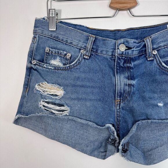 Rag & Bone Cut Off Short in Gunner - Picture 3 of 8